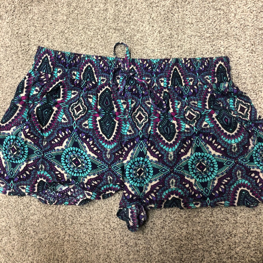 multicolored boutique shorts